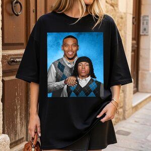 St. Brown Gibbs Detroit Step Brothers T-Shirt, Game Day Retro Rap Tee, Vintage D